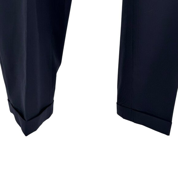 Hart Schaffner Marx Pleated Front Black Wool Pants Mens Size 38 - Picture 4 of 6